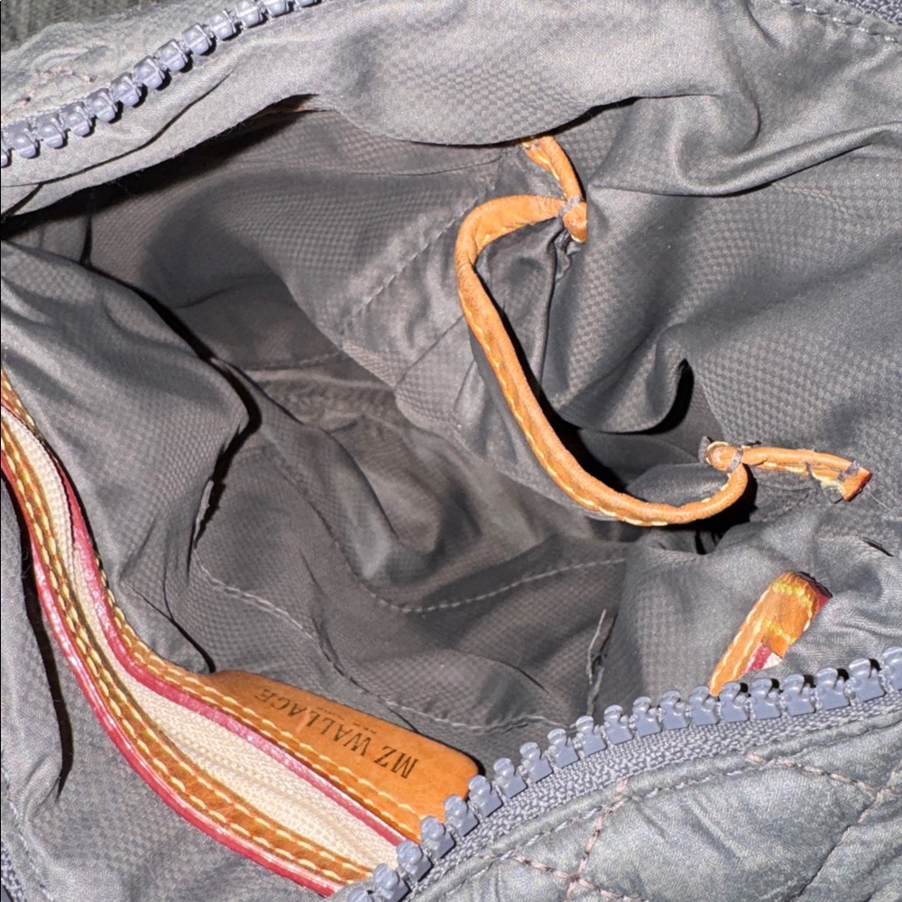 MZ Wallace Bag Metro Gray Quilted Crossbody - Picture 13 of 17